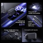 oraimo HyperGaN 65 65W Kit de Chargeur mural – Image 3