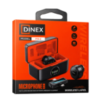 Microphone Sans Fil DINEX F15-2 – Micro Cravate Wireless avec Boîtier de Charge – Image 3