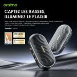 oraimo SpaceBox Haut-parleur avec FM, lumières personnalisables, égaliseur – Image 2