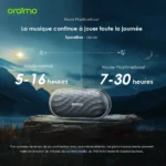 oraimo SpaceBox Haut-parleur avec FM, lumières personnalisables, égaliseur – Image 5