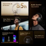 oraimo BoomPop Lite Écouteurs supra-auriculaires sans fil ENC – Image 3