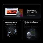 oraimo SpaceBuds 2 Écouteurs True Wireless AI Smart – Gris spatial – Image 16