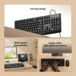 oraimo TypeEase Lite Wired Full- Key Design Keyboard Kit – Image 3