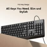 oraimo TypeEase Lite Wired Full- Key Design Keyboard Kit – Image 4
