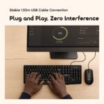oraimo TypeEase Lite Wired Full- Key Design Keyboard Kit – Image 6