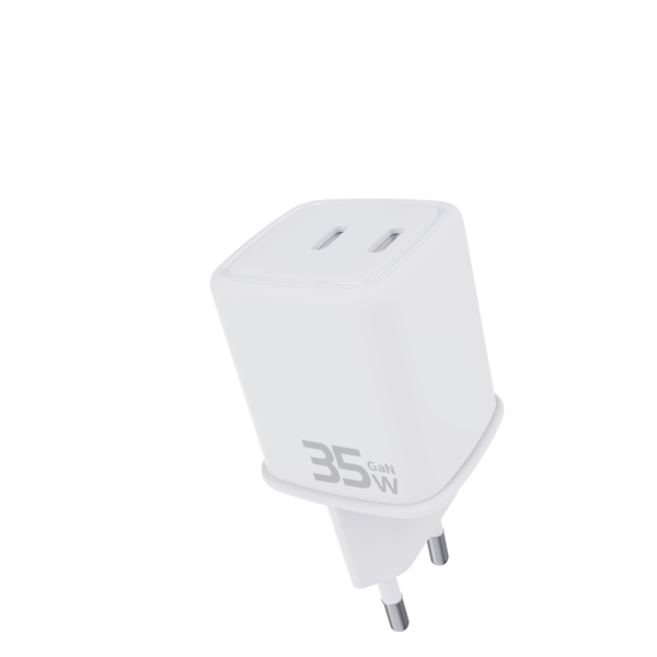 Chargeur GaN35 35W MOI – Dual Type-C + Câble C-C