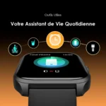 oraimo Watch 5 Lite Montre intelligente IP68 HD 2,01 pouces – Image 2