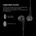 oraimo Halo 2S oraimo Halo 2S Écouteurs ergonomiques Extra Bass demi-intra-auriculaires – Image 3